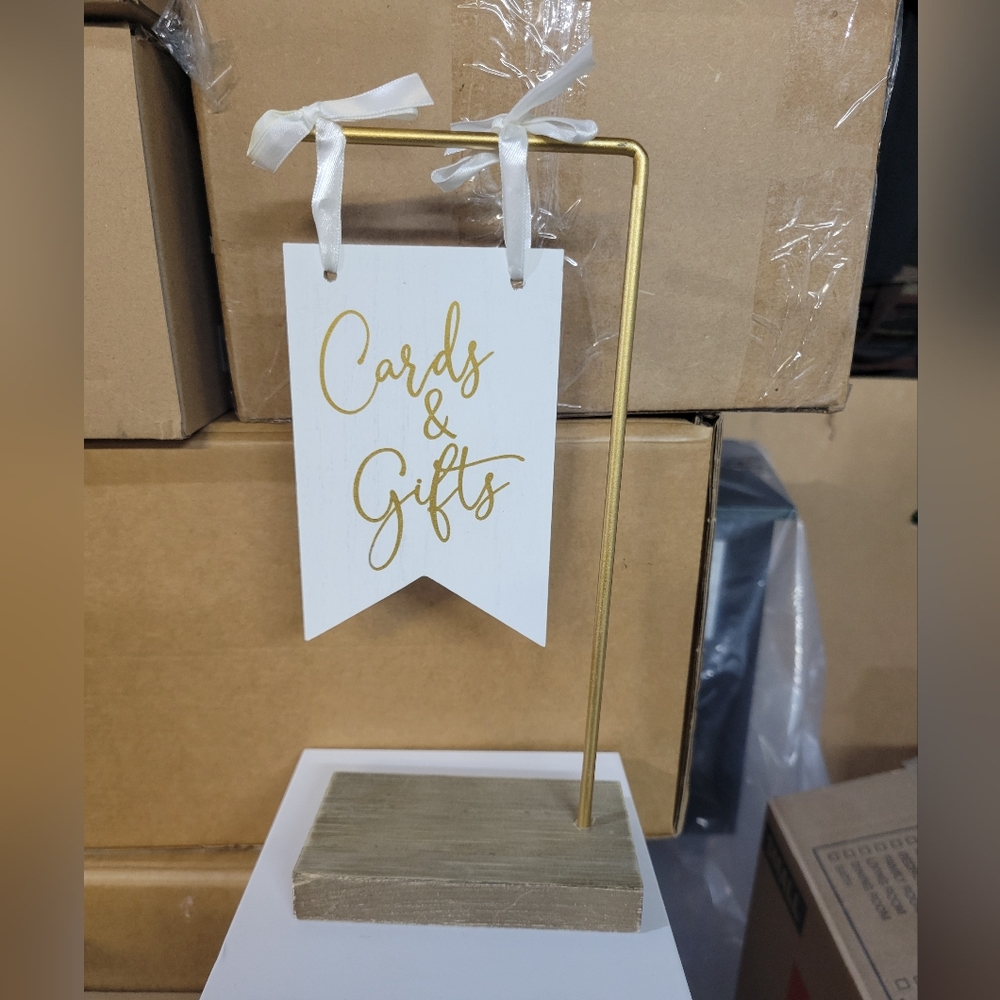 Wedding Cards and Gifts Sign